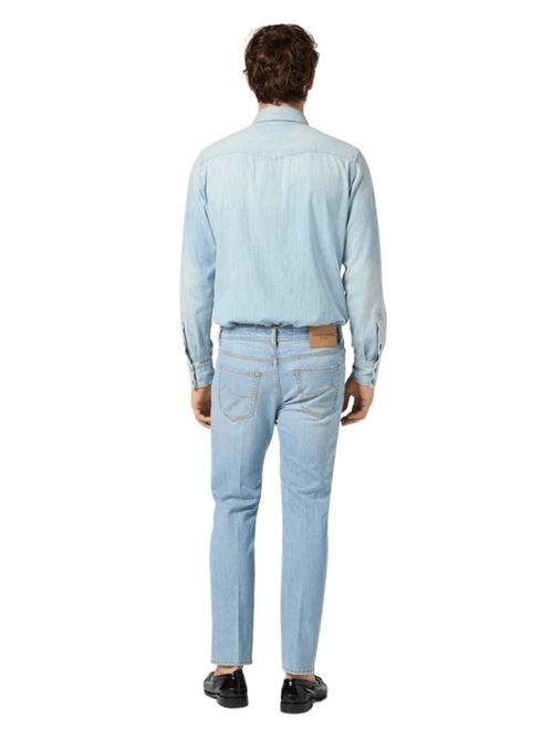 Jeans uomo 5 tasche celeste chiaro cotone JACOB COHEN | QE015064S4251V2300D